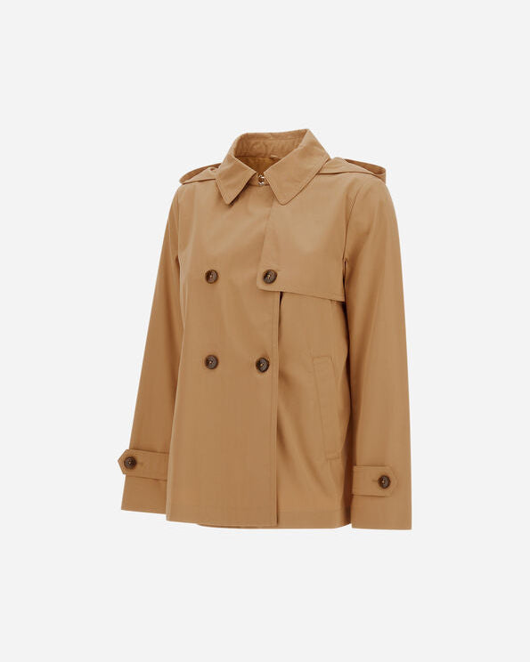 Dean Pea Coat in Cammello