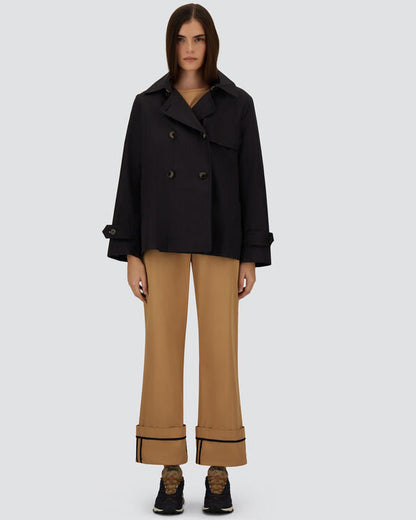 Dean Pea Coat in Navy
