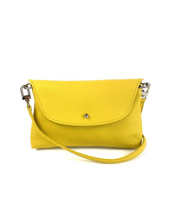 Kaanapali Crossbody in Lemon Pebble Grain