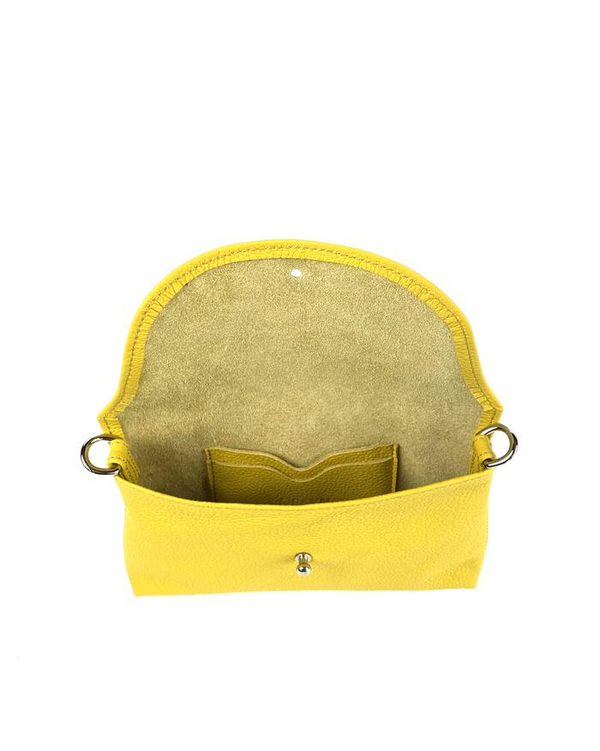 Kaanapali Crossbody in Lemon Pebble Grain