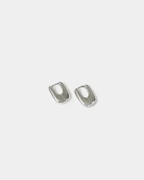 Lennox Hoops in Sterling Silver