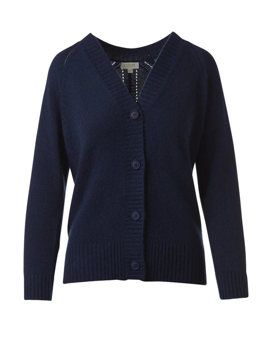 Easy Vee Cardigan in Navy