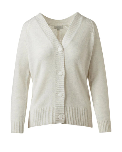 Easy Vee Cardigan in Whisper