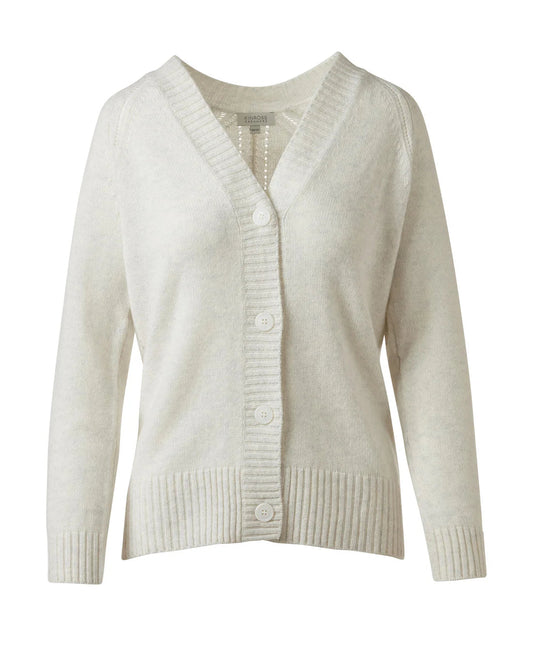Easy Vee Cardigan in Whisper