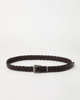 Braided Belt in Brown