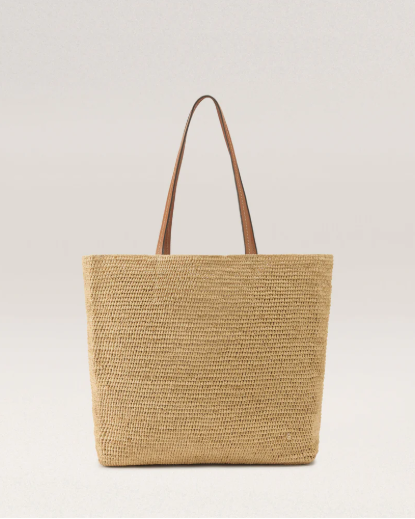Matale Tote in Natural/Cotto
