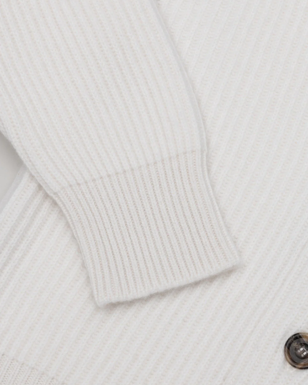 Mini Yacht Cardigan in Ice White