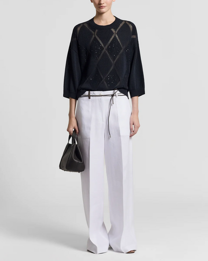 Carpenter Trousers in Light White