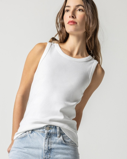 Jewel Tank in White