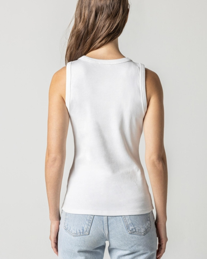 Jewel Tank in White