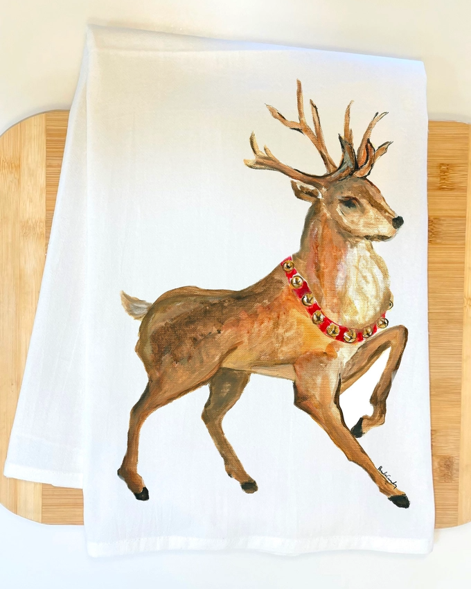 Sleighbells Kitchen Towel