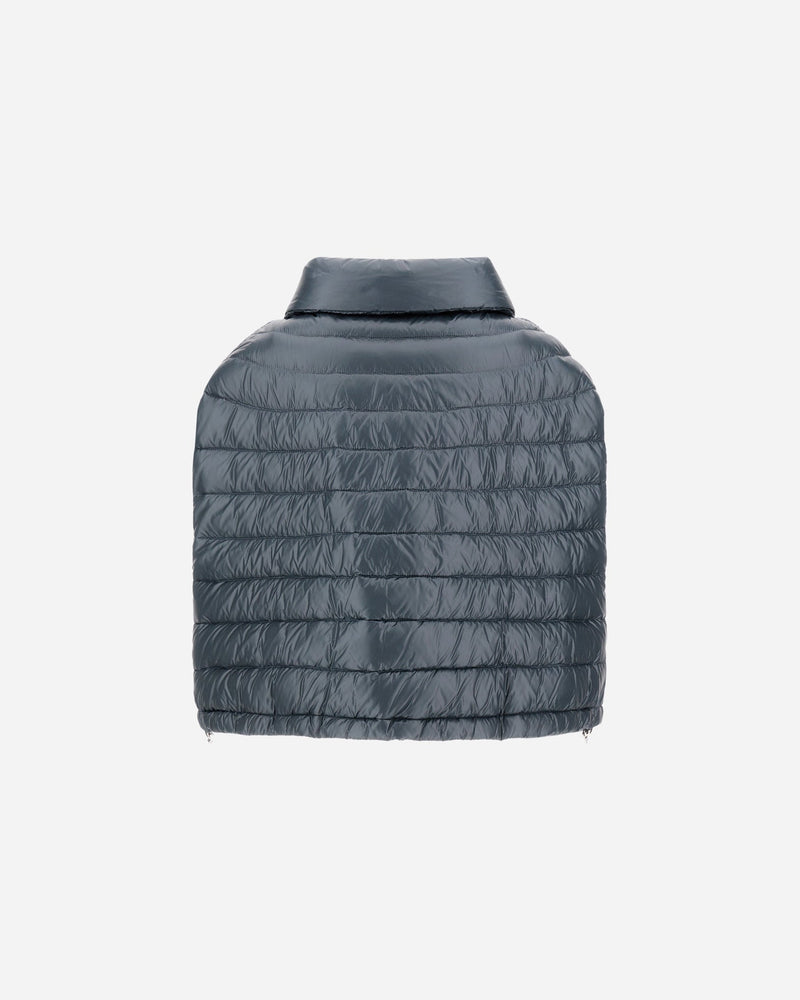 Woven Vest in Stone Blue