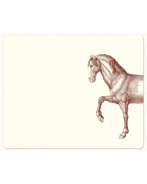 Prancing Horse Mousepad Notepad