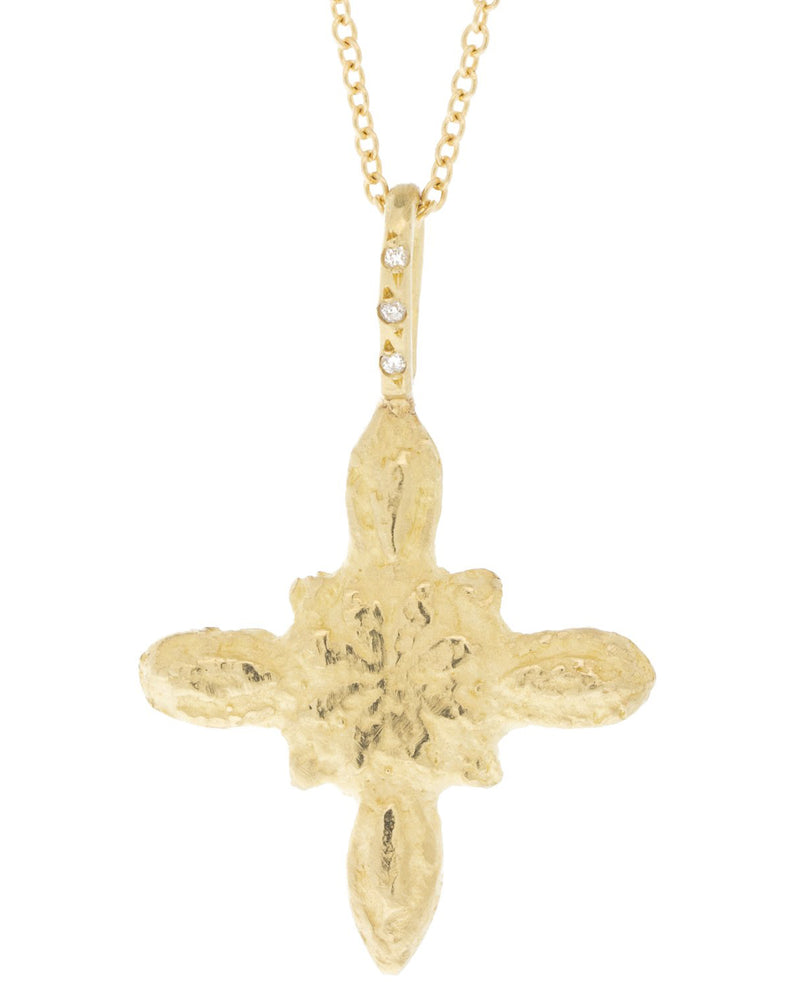 "Greek Cross" Necklace in 14K Gold