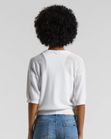 Light Cotton Sweater With Sequins