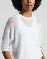 Light Cotton Sweater With Sequins