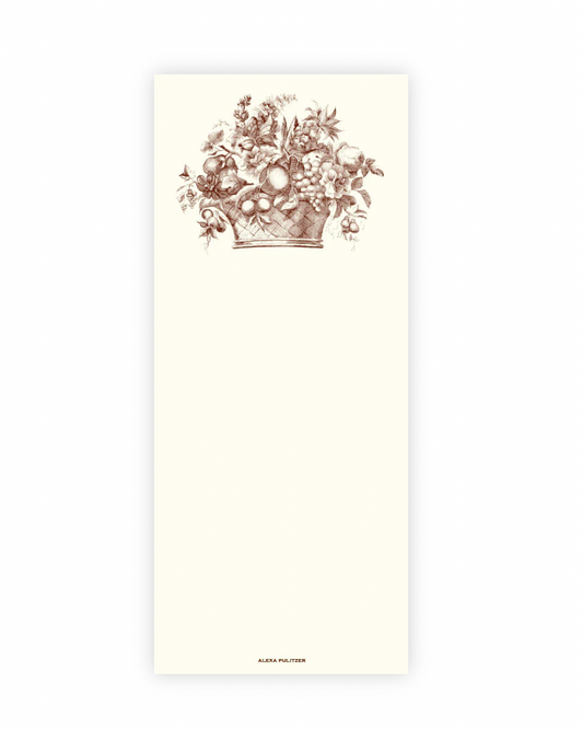 Floral Basket Long Pad