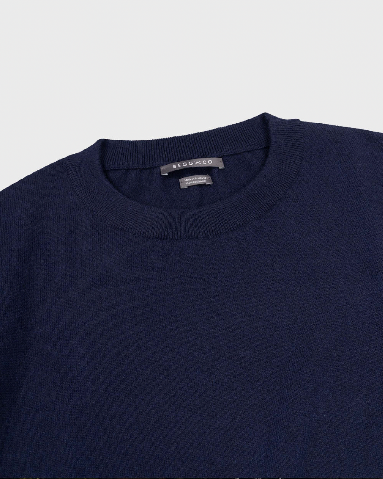 Iris Crew Sweater in Navy Blue
