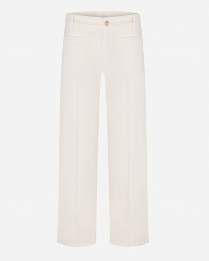 Tess Cropped Pants in Marshmallow