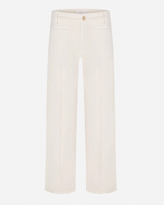 Tess Cropped Pants in Marshmallow