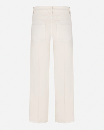 Tess Cropped Pants in Marshmallow