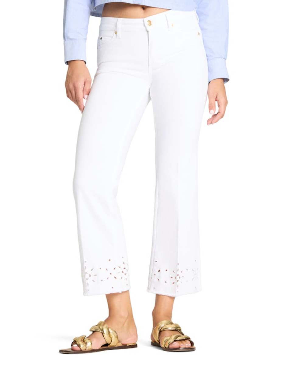 Francesca Jeans in Softwash & Fringed