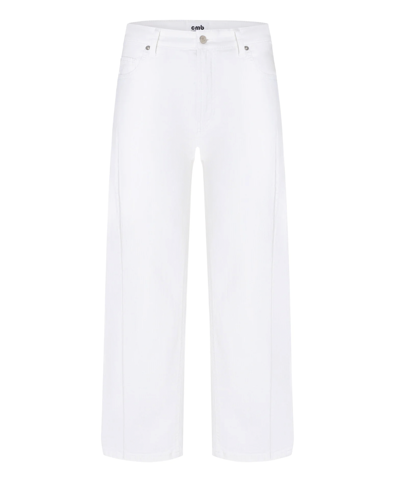 Oria Jeans in Pure White Stone