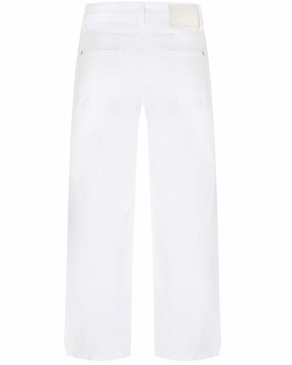 Oria Jeans in Pure White Stone