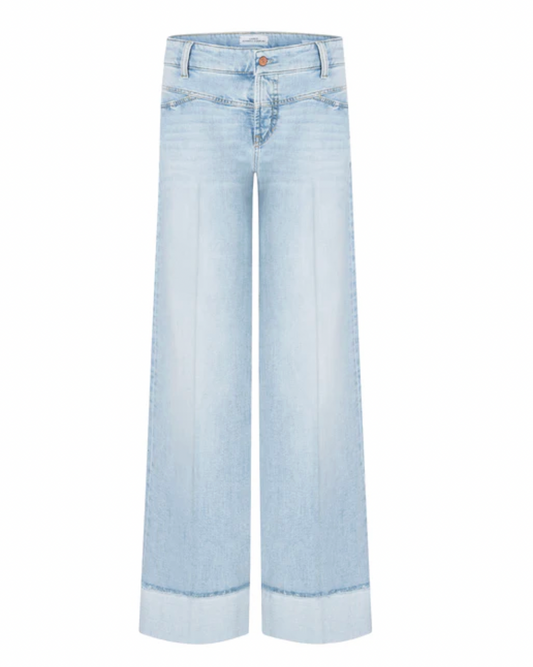 Antonia in Cross Superbleached Fringed