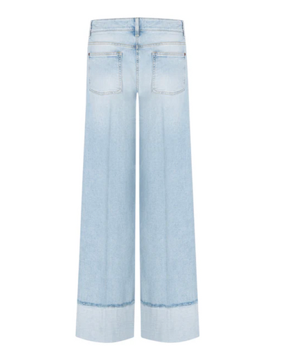 Antonia in Cross Superbleached Fringed