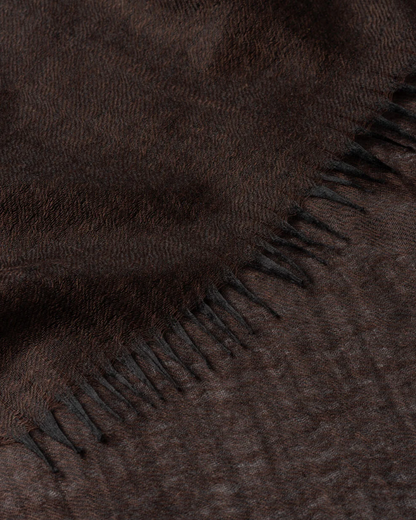 Staffa 85 x 200 Scarf in Dark Cocoa