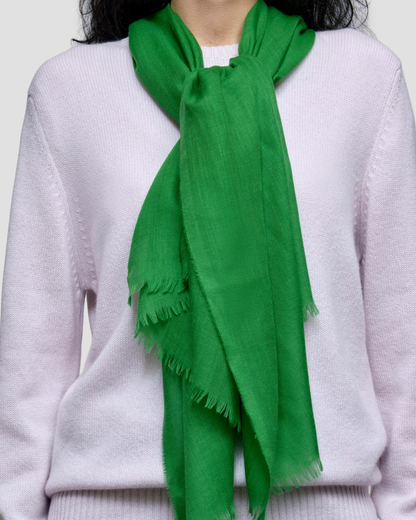 Wispy 70 x 200 Scarf in Leaf Green