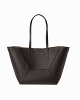 Small Calfskin BC Duo Bag in Pine Cone Brown