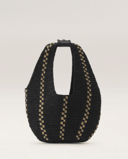 Aquarius Hobo in Charcoal/Natural
