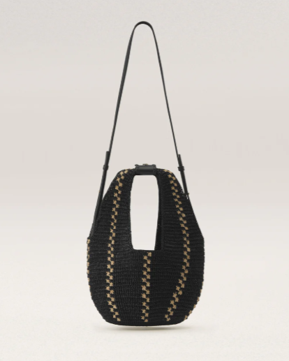 Aquarius Hobo in Charcoal/Natural