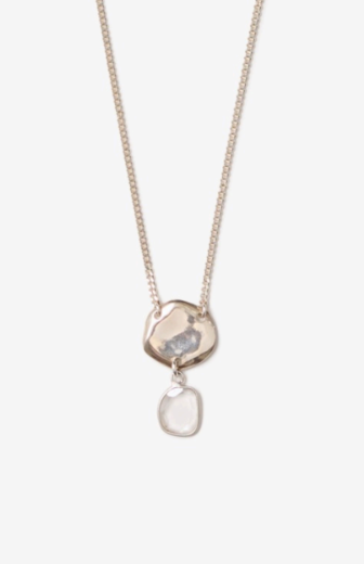 Mirage Coin Necklace in Silver