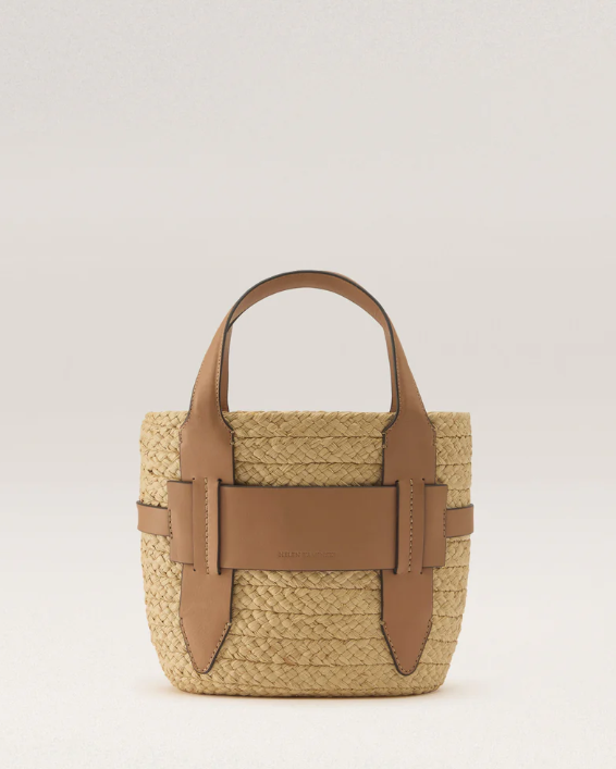 Lipari S Tote in Natural and Camel