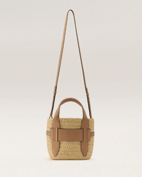 Lipari S Tote in Natural and Camel