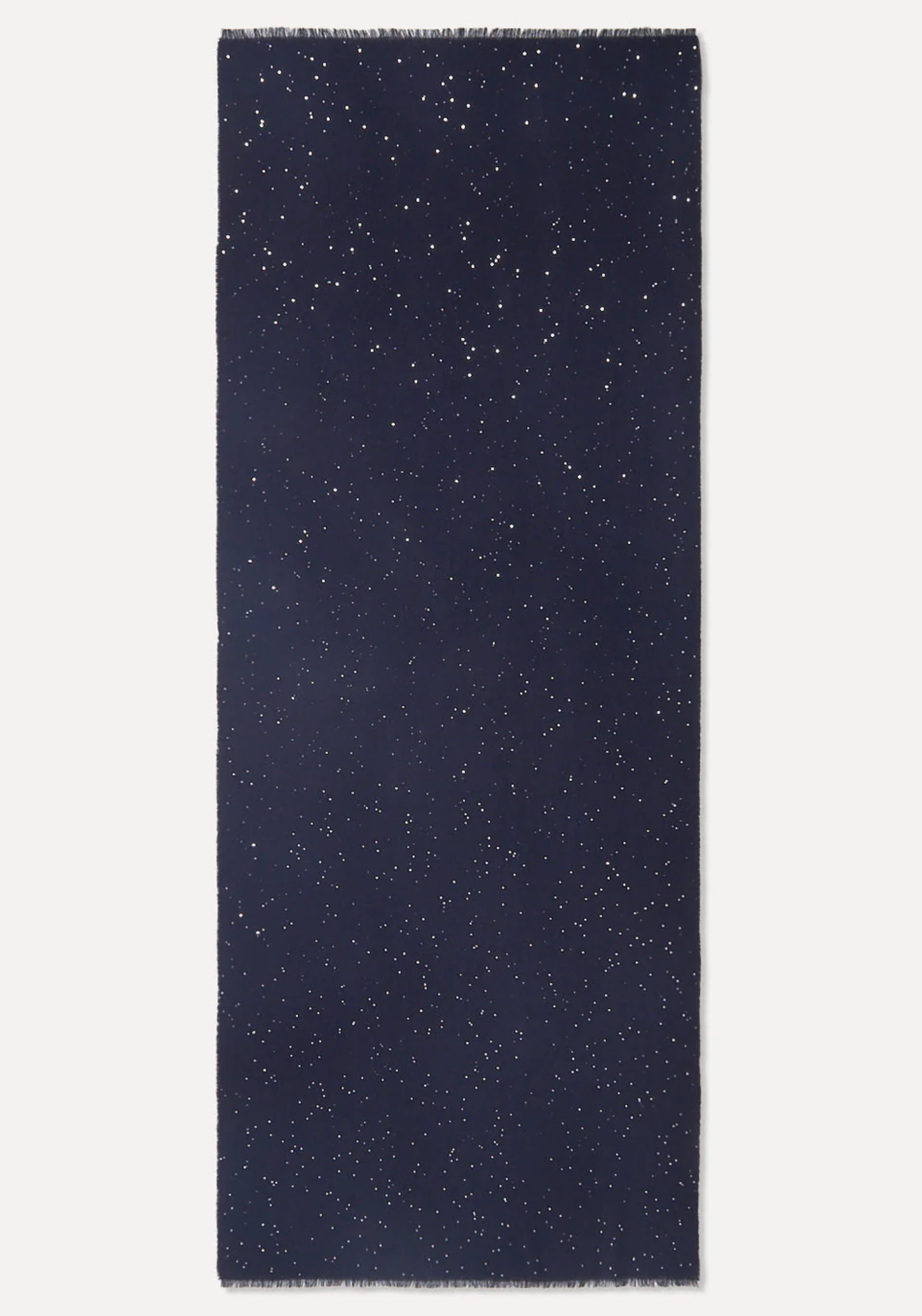 Virgin wool stole in Universe Blue