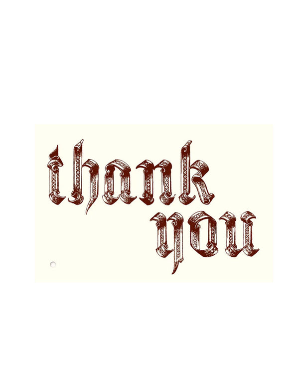 Thank You Renaissance Gift Tags