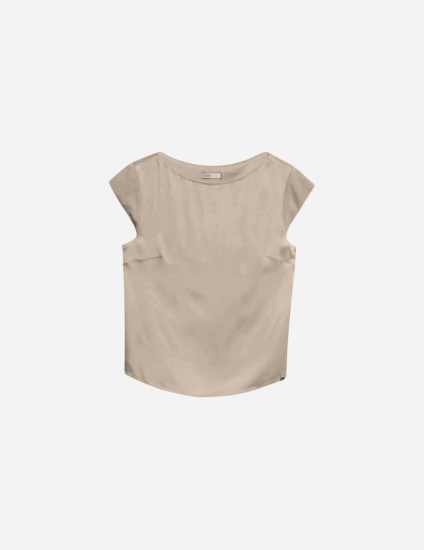 Woven Blouse in Chantilly