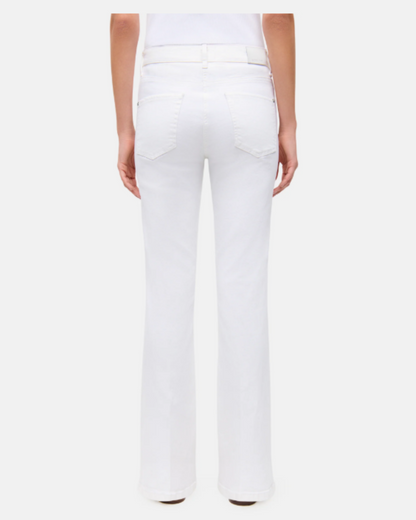 Paris Flared in Pure White Stone