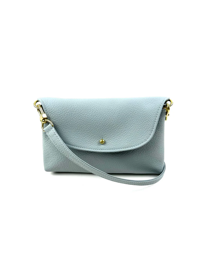 Kaanapali Crossbody in Provence Blue Pebble Grain