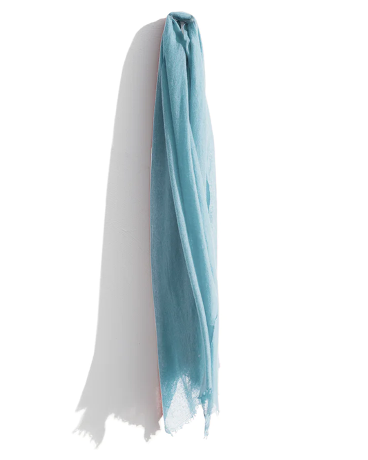 Whisper Neckerchief in Mid Blue