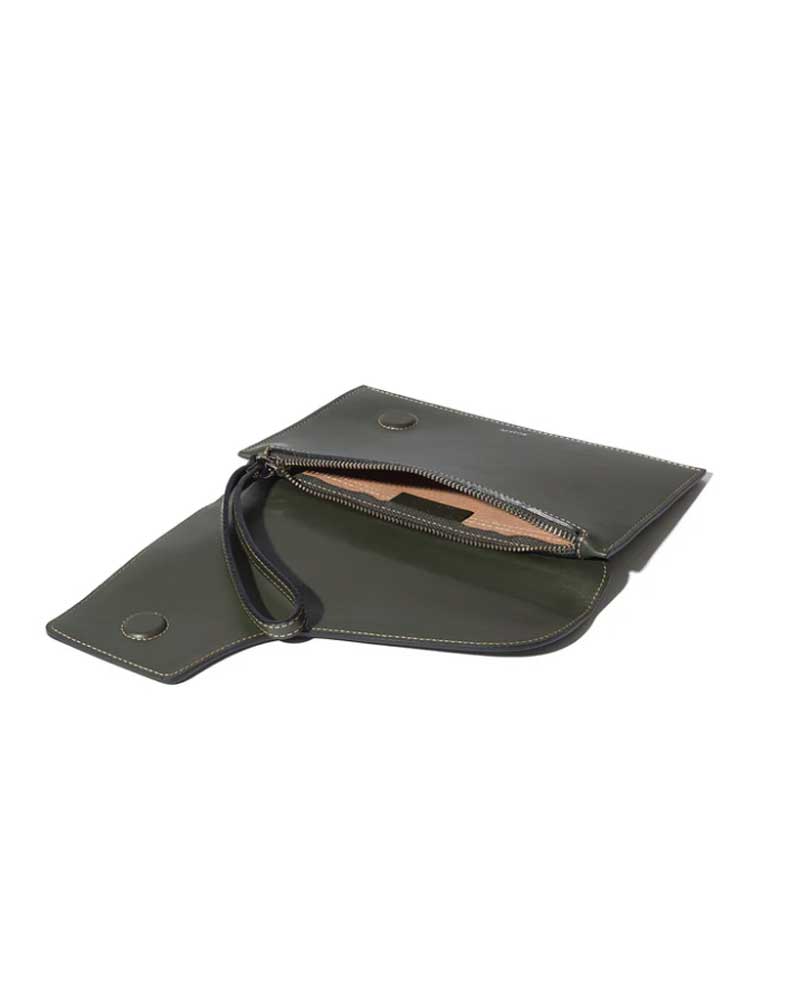 The Camille Clutch in Birch