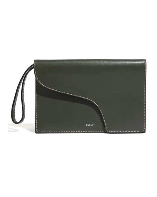 The Camille Clutch in Birch