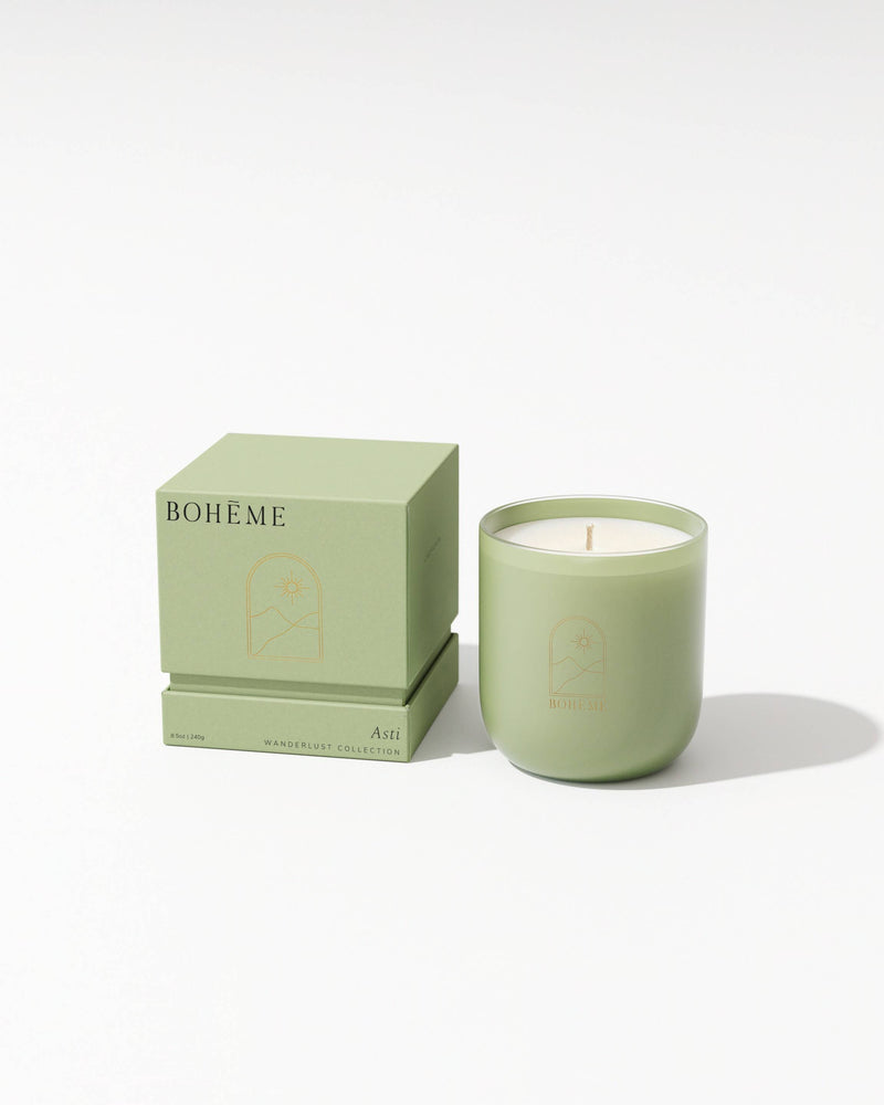 Wanderlust Scented Soy Candle in Asti