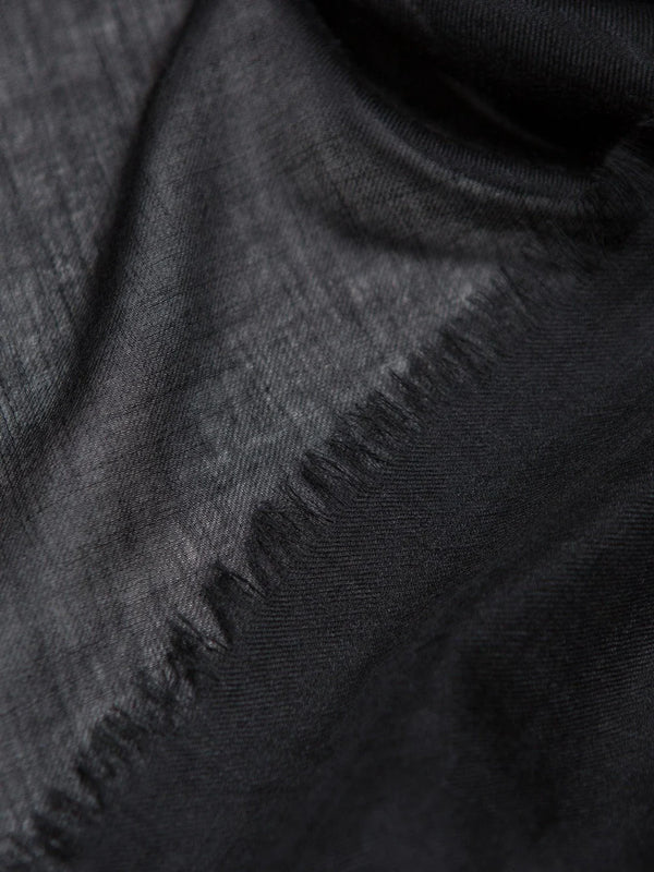 Wispy 70 x 200 Scarf in Black