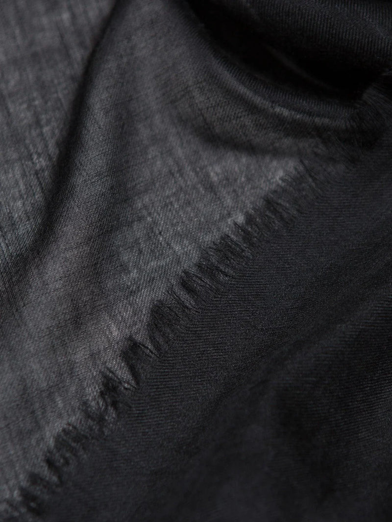 Wispy 70 x 200 Scarf in Black