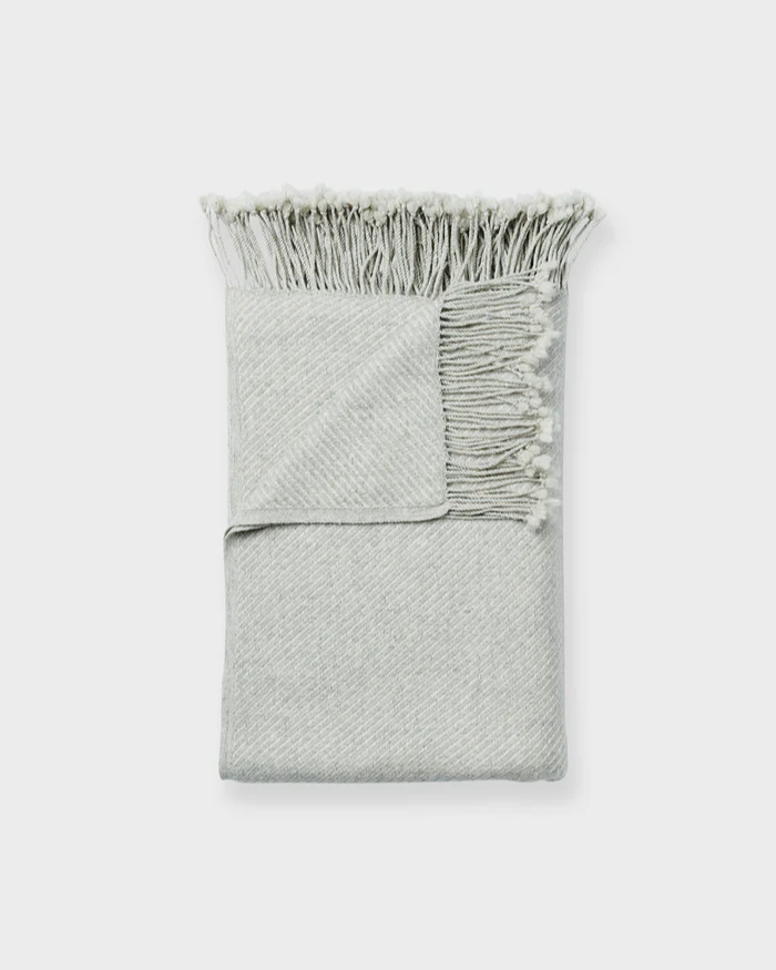 Susan Throw in Silver Grey